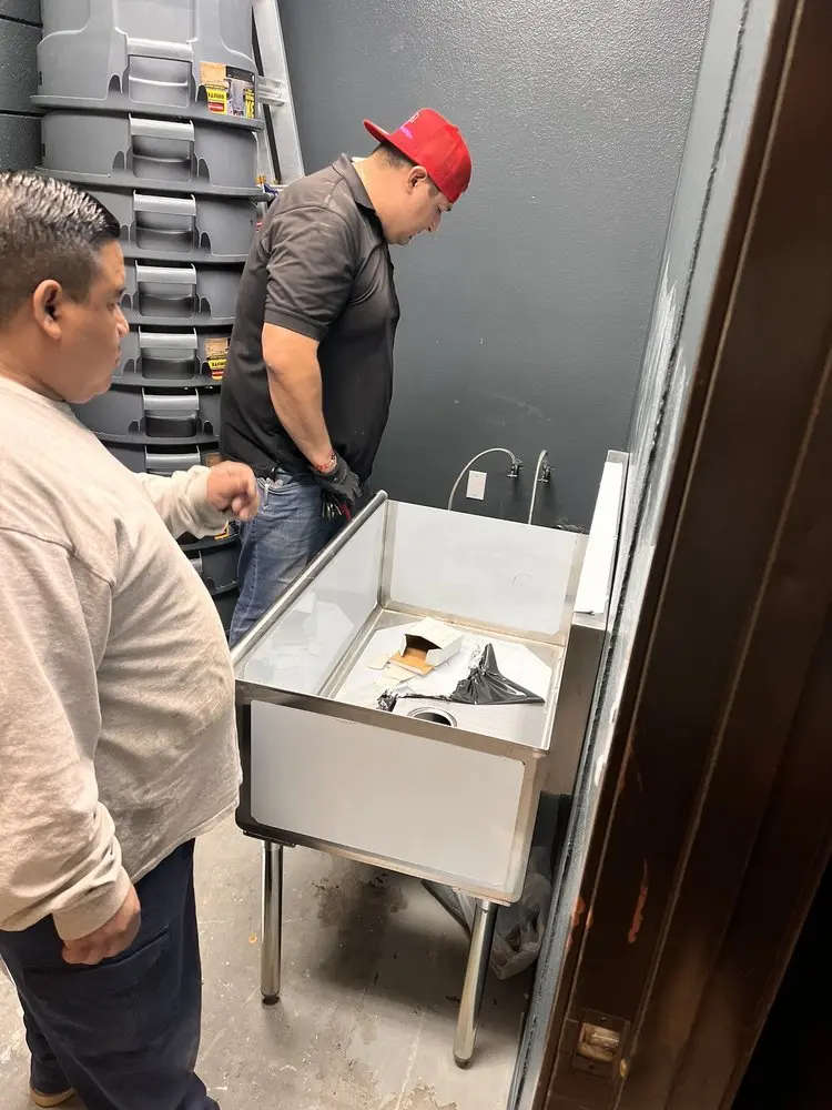 Commercial plumbing and sink installation in Capitol View